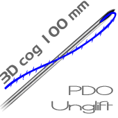 UNGLIFT PDO - -  100 mm 3D cog tracci�n pack 10 hilos